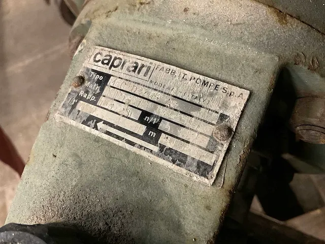 Caprari mec d2-65 aftakas beregeningspomp - afbeelding 8 van  8