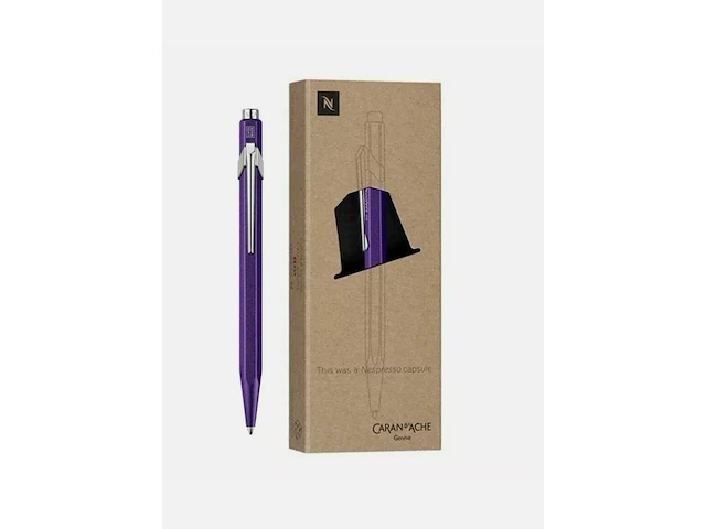 Caran d'ache 849 nespresso balpen - 2020 purple arpeggio - afbeelding 1 van  4
