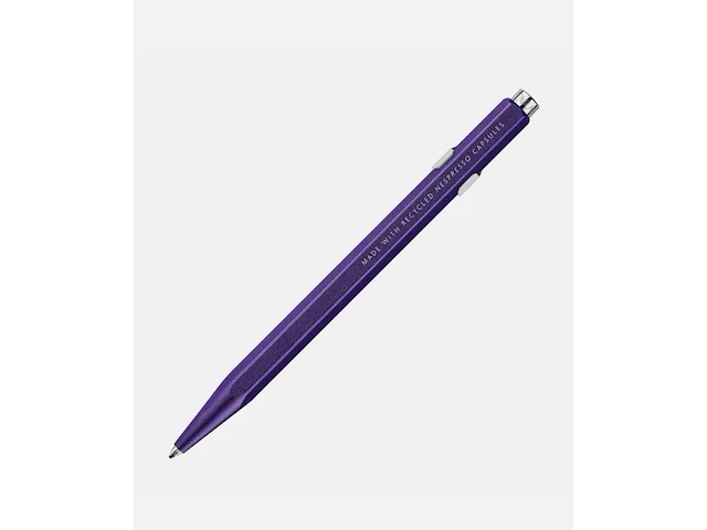 Caran d'ache 849 nespresso balpen - 2020 purple arpeggio - afbeelding 4 van  4