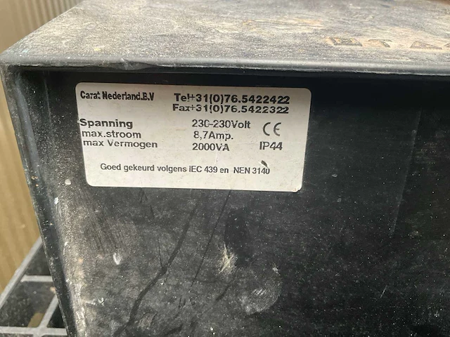Carat - duo - muurzaagmachine + omvormer - afbeelding 8 van  10