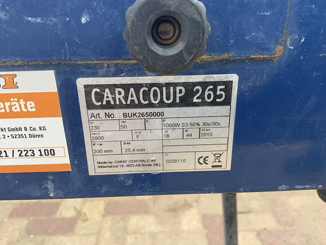 Carat caracoup 265 tafelzaag - afbeelding 2 van  10
