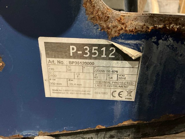 Carat p-3512 steenzaagmachine - afbeelding 8 van  8