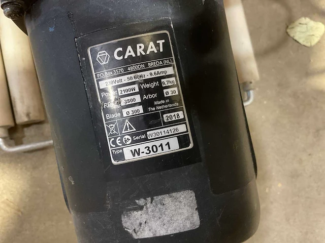 Carat w-3011 muurzaagmachine - afbeelding 4 van  4