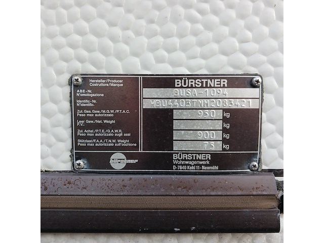 Caravan, bürstner, club, 1987 - afbeelding 37 van  47