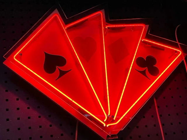 Cards neonverlichting - afbeelding 2 van  4