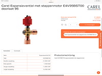 Carel e4v95bwtoo expansieventiel met stappenmotor - afbeelding 5 van  5