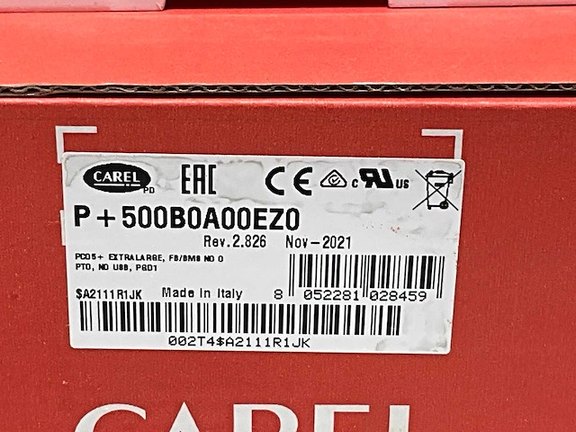 Carel p+500b0a00ez0 programmeerbare thermostaat controller - afbeelding 5 van  6
