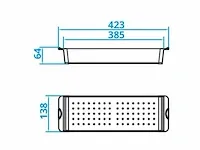 Caressi - cabl40cs - rvs restenbak - afbeelding 2 van  2