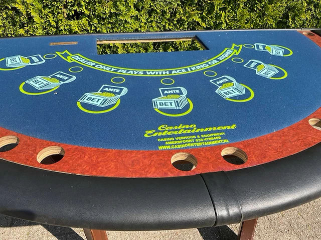 Caribbean poker casino tafel - afbeelding 3 van  6