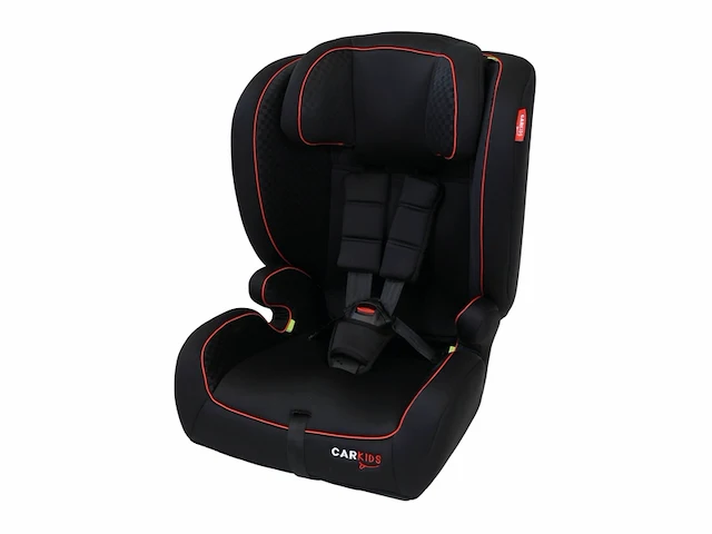 Carkids i-size autostoeltje jessie 76-150cm isofix zwart/rood - afbeelding 1 van  4