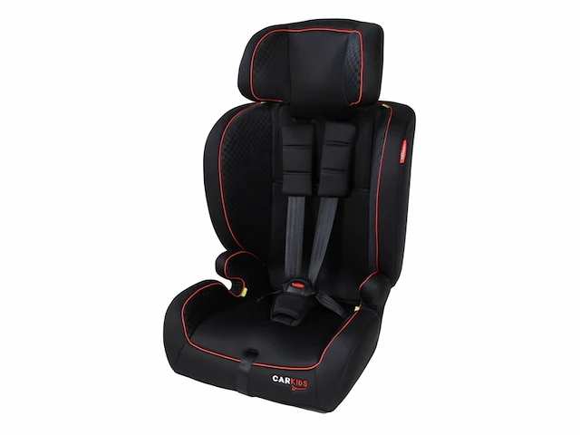 Carkids i-size autostoeltje jessie 76-150cm isofix zwart/rood - afbeelding 3 van  4