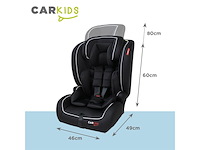 Carkids i-size autostoeltje jessie 76-150cm isofix zwart/wit - afbeelding 2 van  3