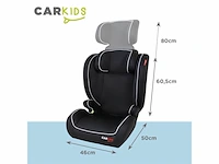 Carkids isize autostoeltje frankie 100150cm zwart/wit - afbeelding 2 van  5