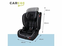 Carkids isize autostoeltje jessie 76150cm isofix zwart/wit - afbeelding 2 van  2