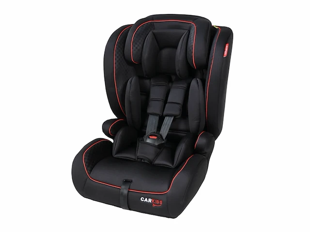 Carkids isize autostoeltje luca 76150cm zwart/rood - afbeelding 2 van  5