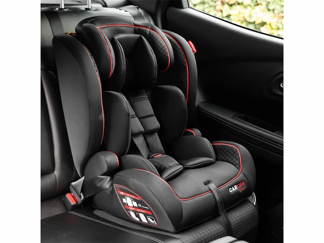 Carkids isize autostoeltje luca 76150cm zwart/rood - afbeelding 4 van  5