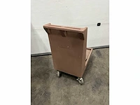 Carlisle kunststof krattentrolly - afbeelding 4 van  6