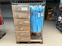 Carnavals kostuum prinsessen jurk blauw (150x) - afbeelding 1 van  2