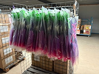 Carnavals kostuum prinsessenjurk paars/groen (90x) - afbeelding 1 van  2