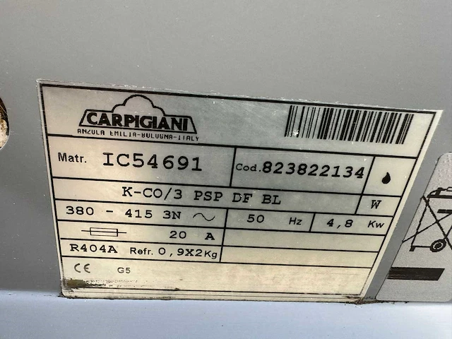 Carpigiani - k3 - ijsmachine softijsmachine - afbeelding 6 van  6