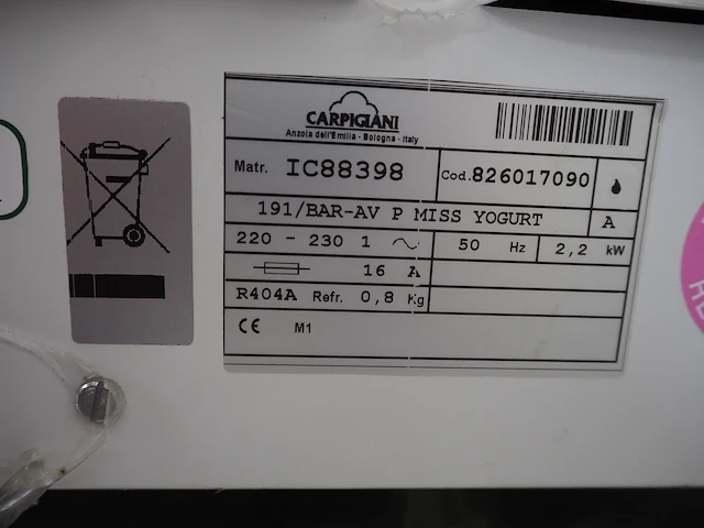 Carpigiani - afbeelding 8 van  8