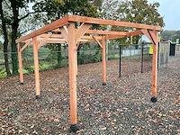 Carport constructie douglas - 1200x310x210 cm - afbeelding 1 van  5