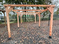 Carport constructie douglas - 1200x410x210 cm - afbeelding 2 van  5