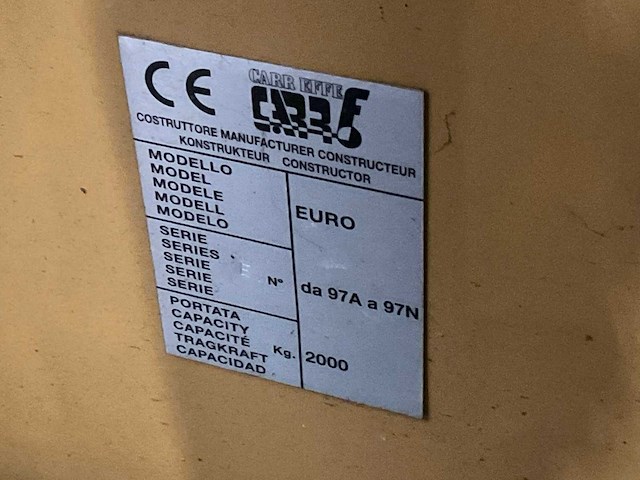 Carr effe hand hydraulische palletwagen - afbeelding 7 van  7