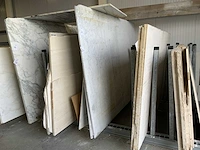 Carrara wit marmer (5x) - afbeelding 1 van  5