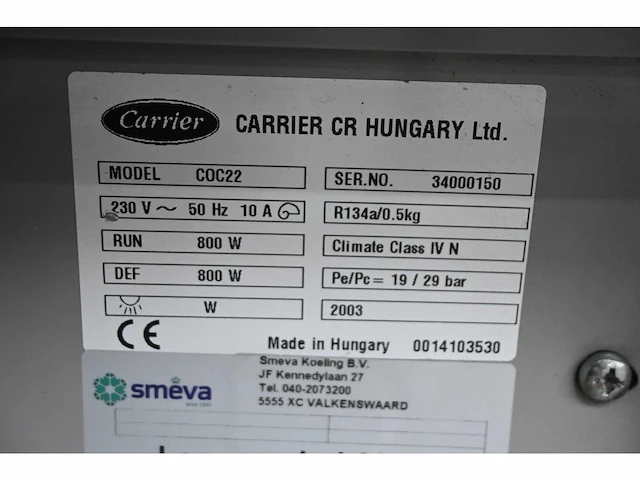 Carrier coc 22 koel eiland - afbeelding 3 van  4