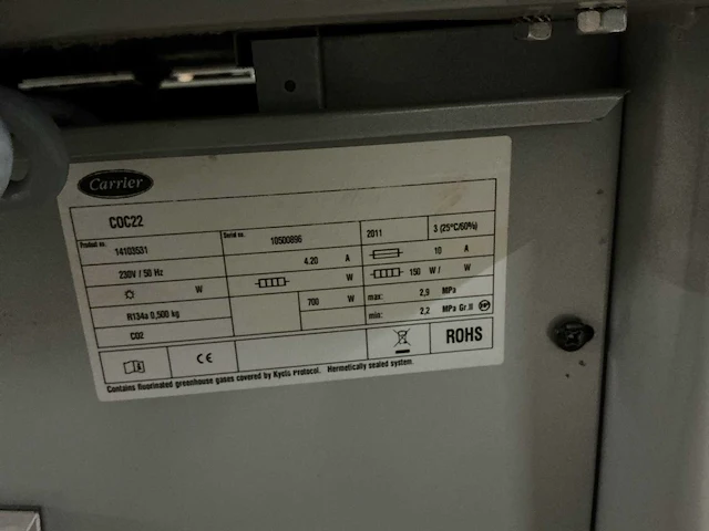 Carrier coc22 koelvitrine (2x) - afbeelding 3 van  11