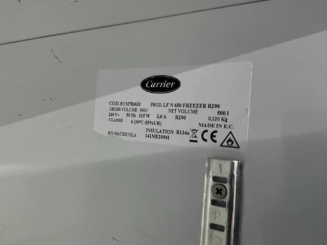 Carrier ecm 783632 vrieskast - afbeelding 9 van  9