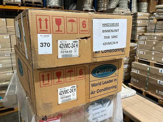 Carrier partij binnen unit airconditioning - afbeelding 2 van  4