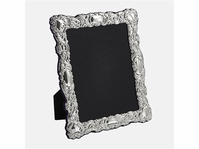 Carrs sterling silver photo frame antique design velvet back - afbeelding 1 van  2