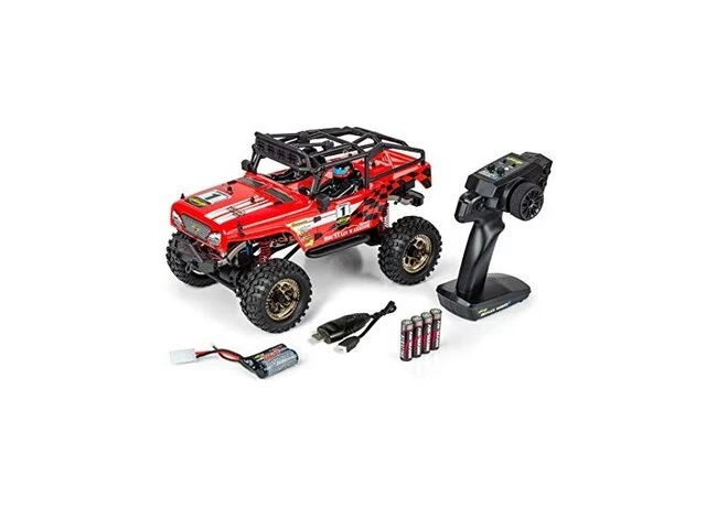 Carson modellsport mountain warr.sport 2.0 brushed 1:12 rc auto elektro terreinwagen rtr 2,4 ghz - afbeelding 1 van  5