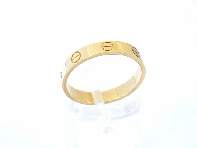 Cartier - gouden cartier love ring - afbeelding 3 van  6