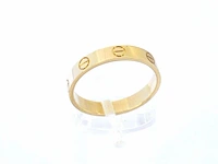 Cartier - gouden cartier love ring - afbeelding 3 van  6