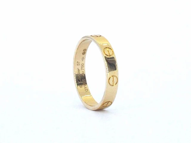 Cartier - gouden cartier love ring - afbeelding 5 van  6