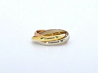 Cartier - gouden tricolour le must de cartier ring - afbeelding 3 van  8