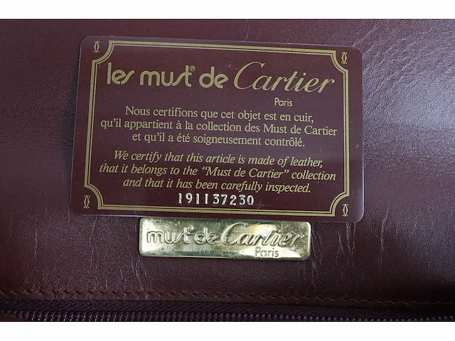 Cartier - must de - clutch - afbeelding 2 van  22