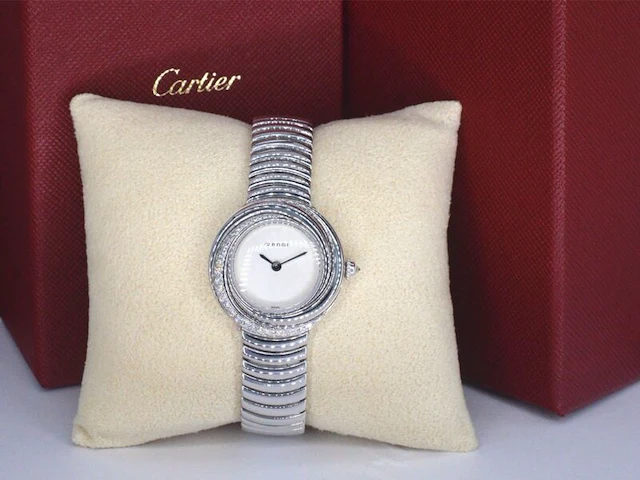 Cartier gouden trinity horloge - afbeelding 7 van  13