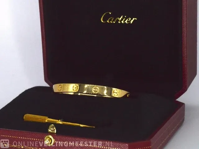 Cartier 'love bracelet' goud - afbeelding 1 van  9