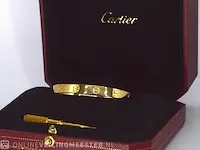 Cartier 'love bracelet' goud