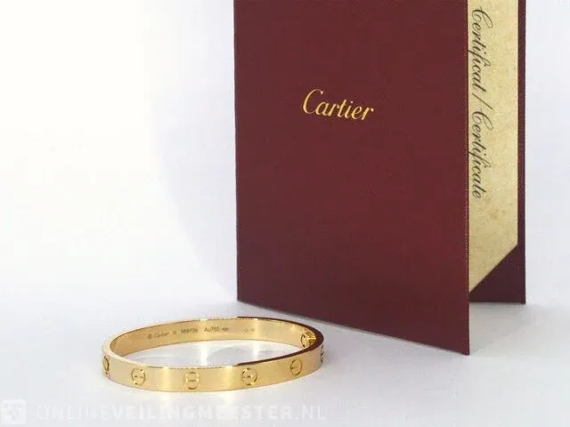 Cartier 'love bracelet' goud - afbeelding 2 van  9