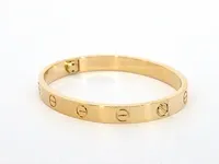 Cartier 'love bracelet' goud - afbeelding 4 van  9