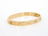 Cartier 'love bracelet' goud - afbeelding 5 van  9