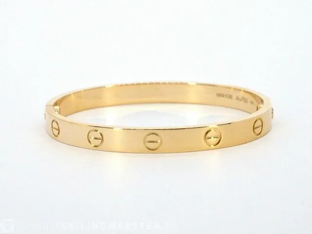 Cartier 'love bracelet' goud - afbeelding 6 van  9