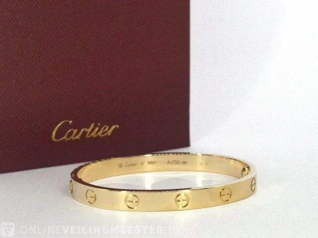 Cartier 'love bracelet' goud - afbeelding 8 van  9