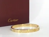 Cartier 'love bracelet' goud - afbeelding 8 van  9
