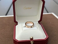 Cartier , love ring, rose goud, 2019 - afbeelding 3 van  7